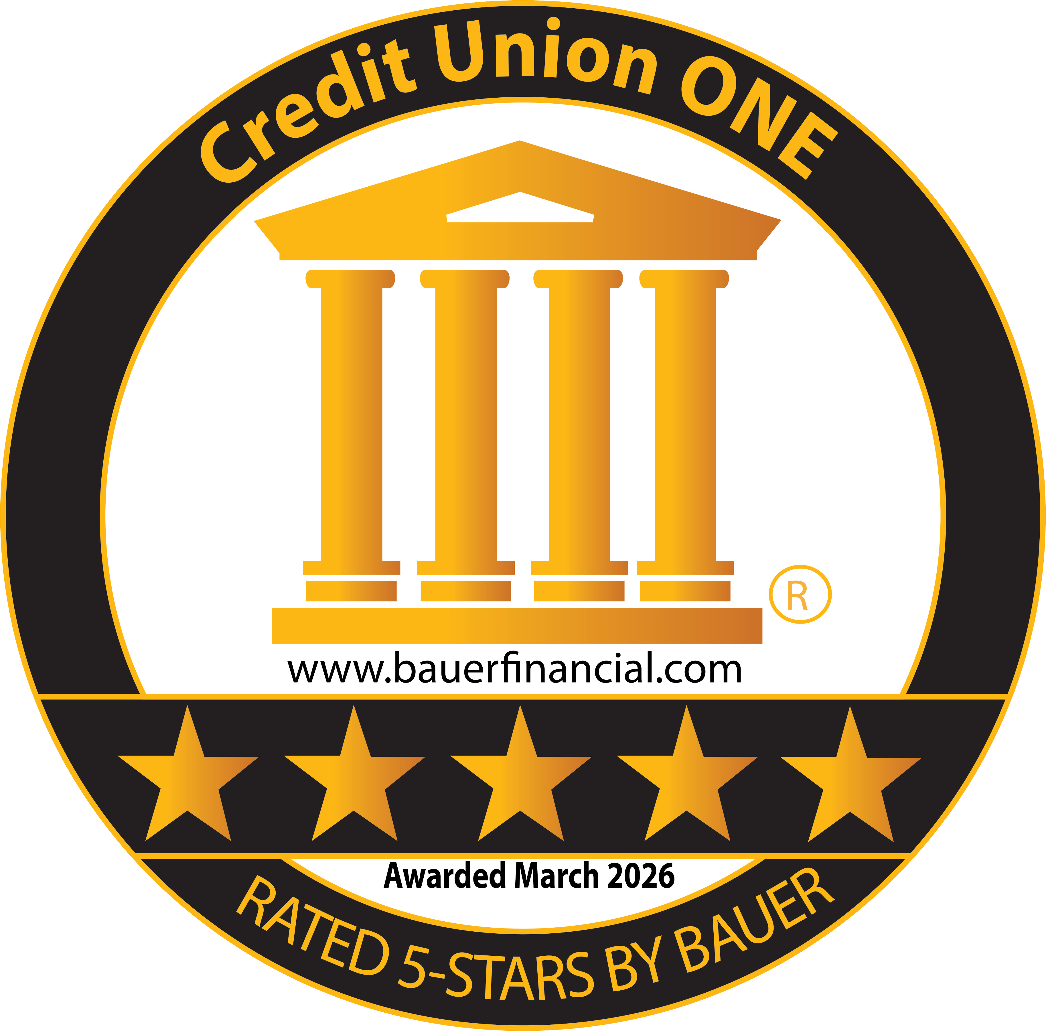 Awarded March 2026 Rated 5-stars by Bauer 